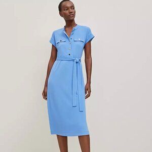Ann Taylor Sky Blue Midi Dress - NWT